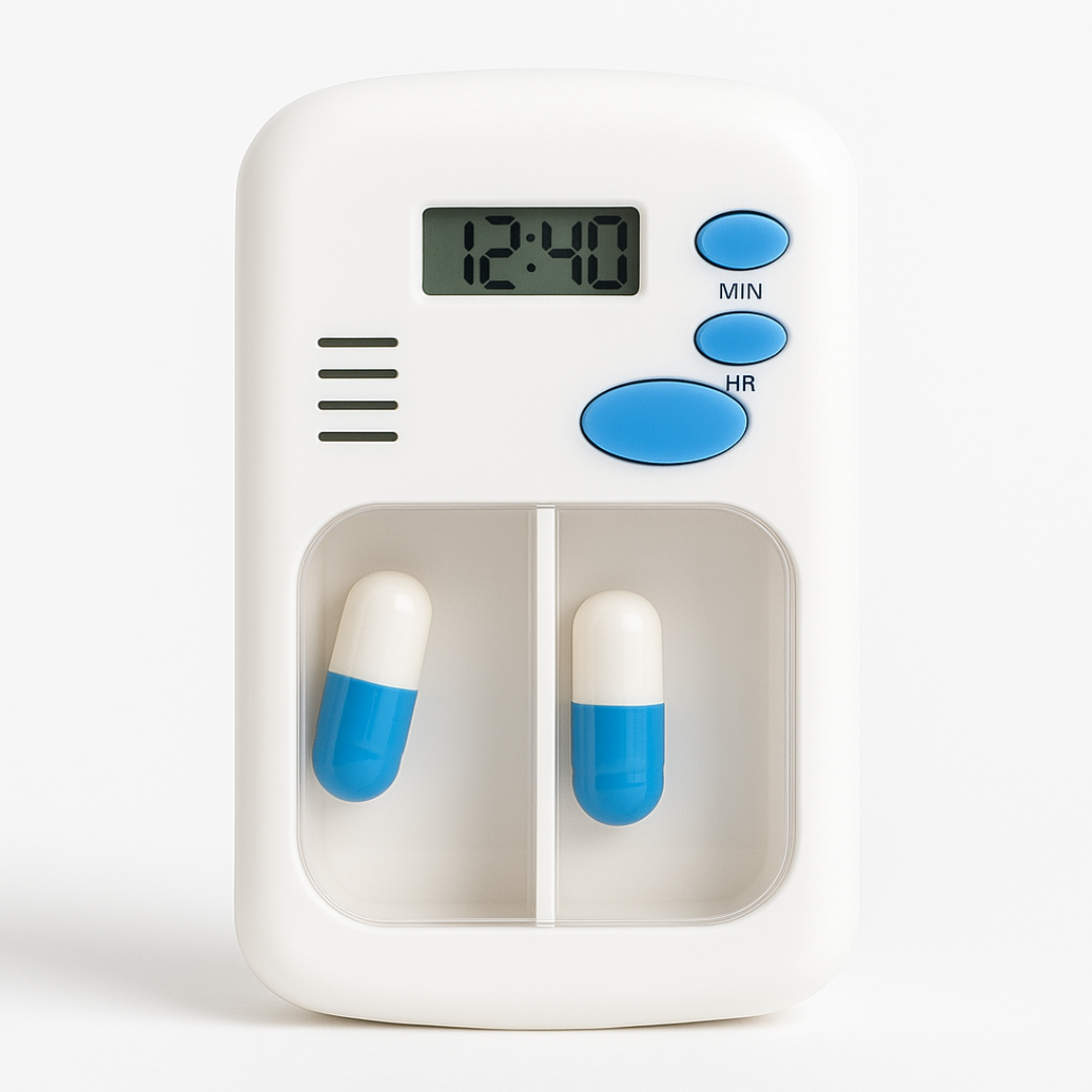 PillTime™ Pastillero Inteligente con Alarma