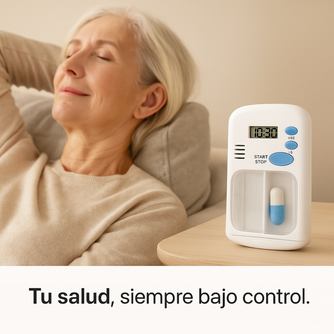 PillTime™ Pastillero Inteligente con Alarma